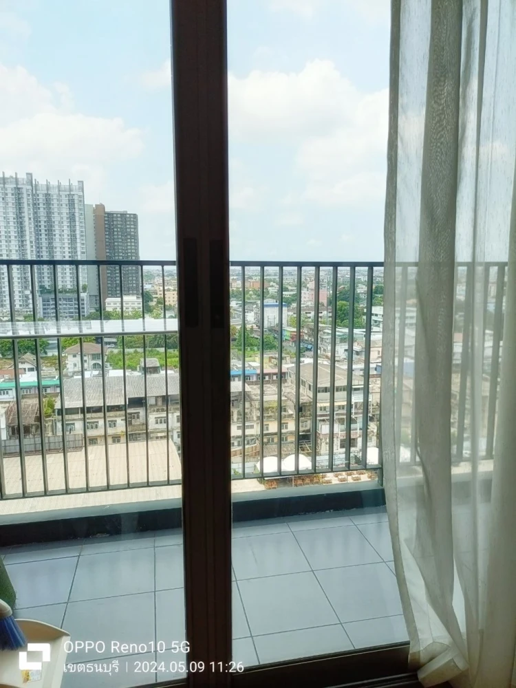 Urgent sale!! Condo Wisdom Station Ratchada-Tha Phra, 12th floor, beautiful room, fully furnished, good price, don't miss it!!