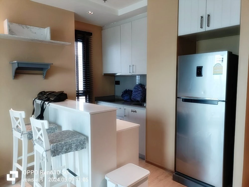 Urgent sale!! Condo Wisdom Station Ratchada-Tha Phra, 12th floor, beautiful room, fully furnished, good price, don't miss it!!