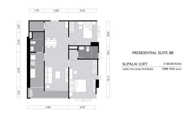 Urgent sale!! Condo Supalai Loft, Saphan Yaek Fai Chai Station, new condo, good location, ready to move in, book now!!