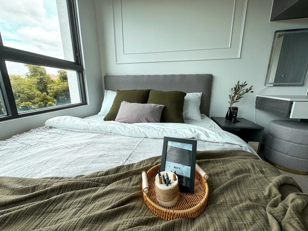 Urgent sale!! Condo Ease 2 Rama 2, 3rd floor, Building A, beautiful room, ready to move in, good price, hurry and book now!!