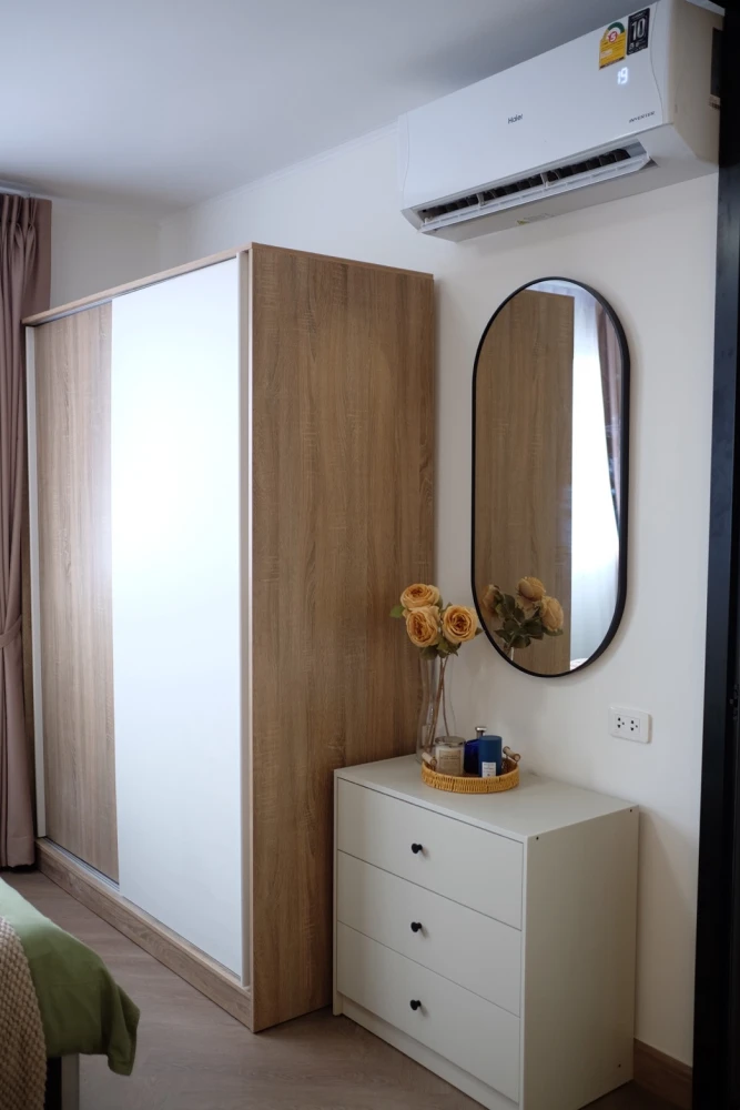 Urgent sale!! On Nut-Suvarnabhumi condo, 8th floor, Building B, ready to move in, newly renovated, just bring your bags, don't miss out!!