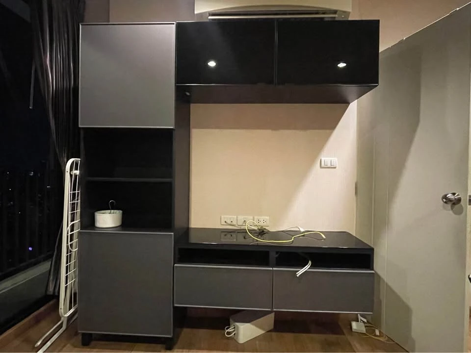 Urgent sale!! Condo The Tree Interchange, 2 bedrooms, 32nd floor, Chao Phraya River view, good price, hurry up and book now!!