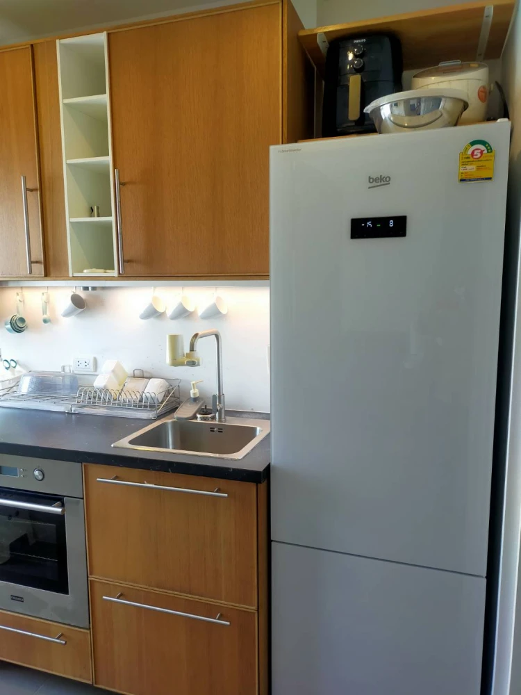 Urgent sale!! Condo The Tree Interchange, 2 bedrooms, 32nd floor, Chao Phraya River view, good price, hurry up and book now!!