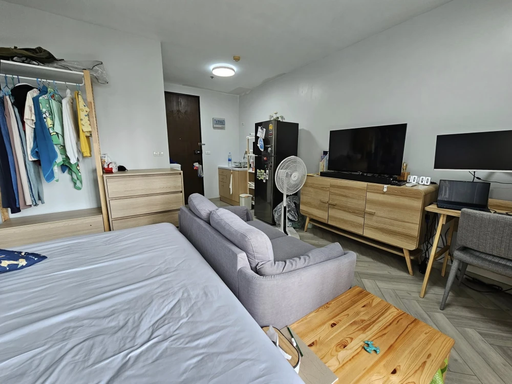 Urgent sale!! Condo The Parkland Taksin - Tha Phra, 7th floor, Building B, fully furnished, ready to move in!!
