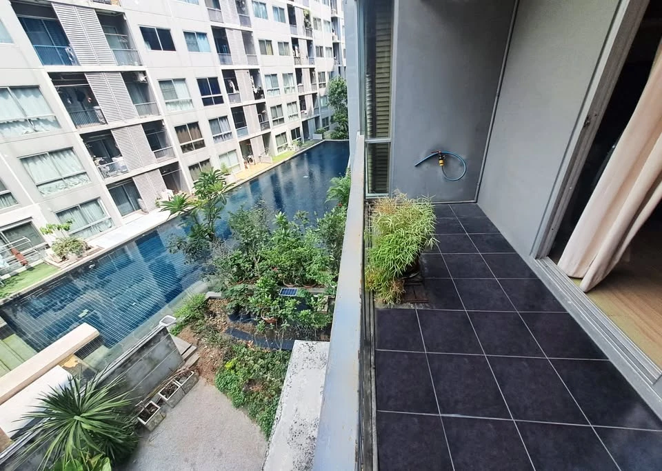 Urgent sale, Condo A Space Play Ratchada Sutthisan, big room, comfortable, not too expensive, complete in one place, book now.