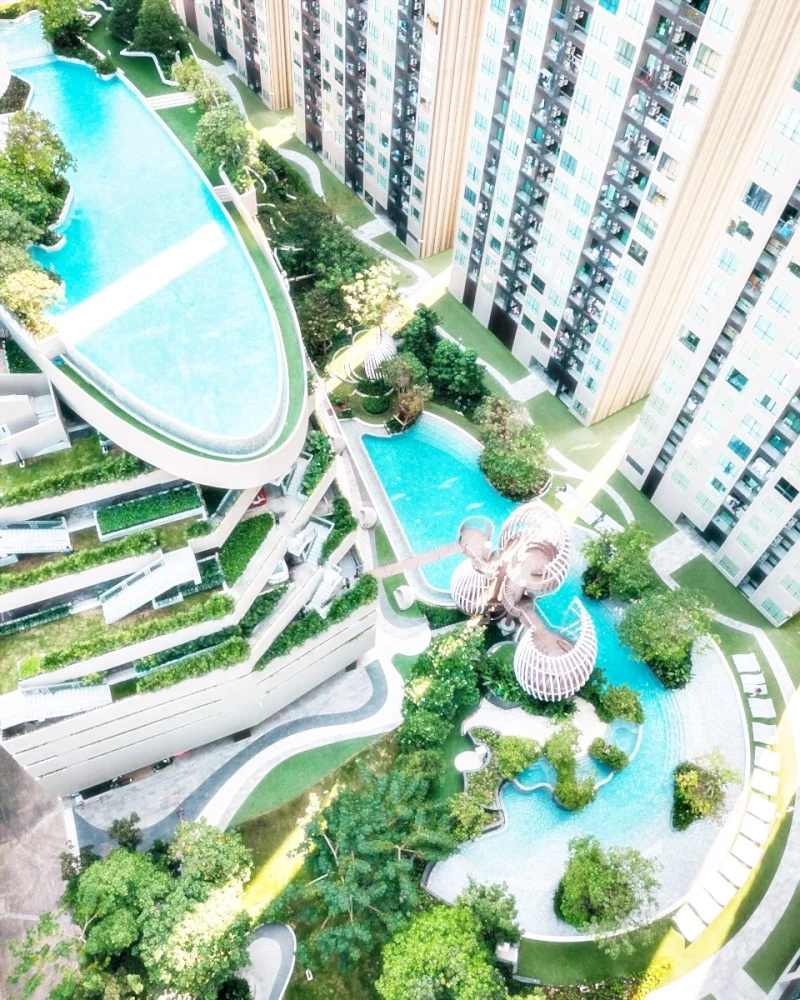 Urgent sale!! Elio Del Nest Condo, 22nd floor, Building E, beautiful room, fully furnished, ready to move in. Don't miss out!!