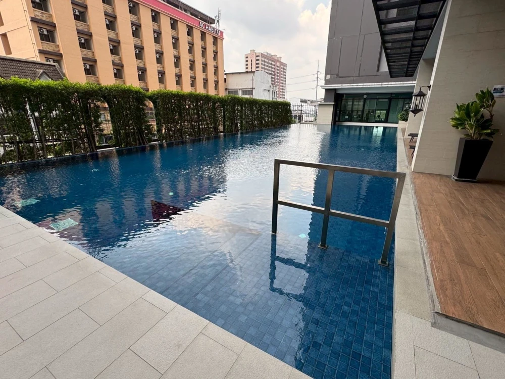 Urgent sale!! Condo Knightsbridge Collage Ramkhamhaeng 6th floor, city view, fully furnished, good price, don't miss it!!