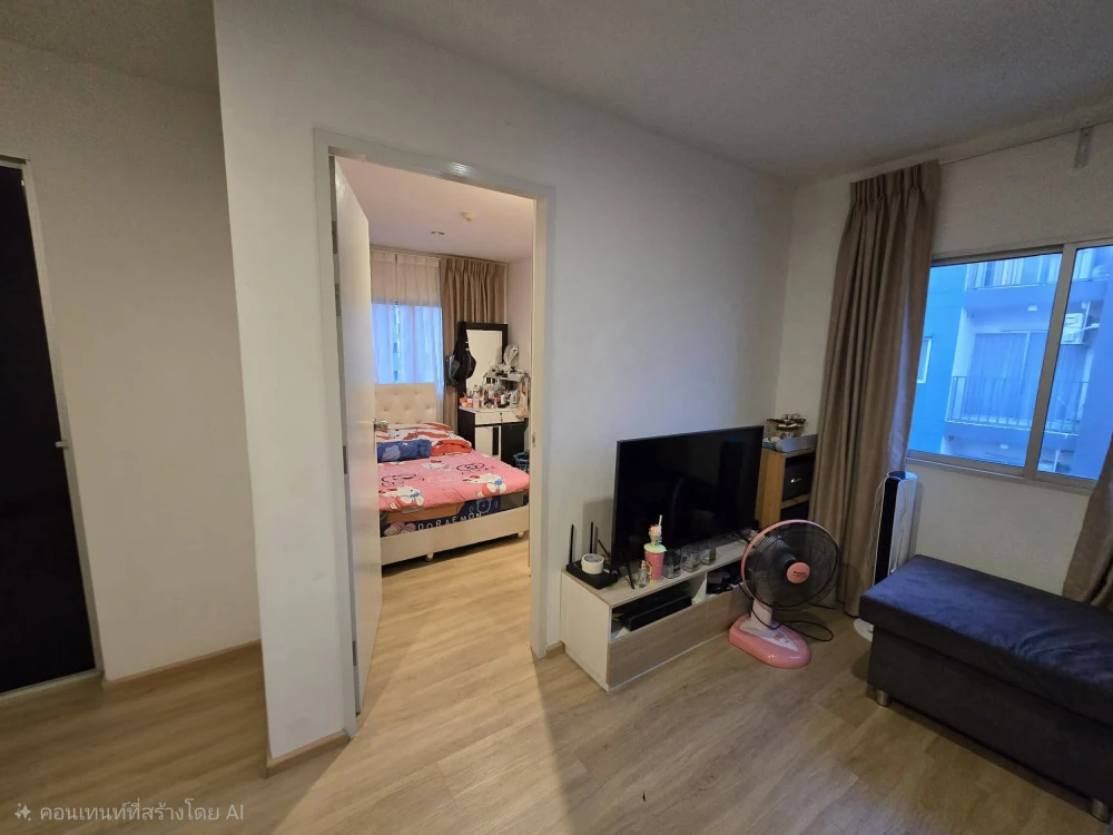 Urgent sale! Sena Kit Condo, Chalong Krung-Ladkrabang, Building B, 7th floor. Nice orientation, good ventilation. Fully furnished. Buy now!