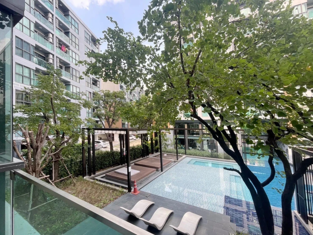 Urgent sale, The Excel Hideaway Sukhumvit 50, pool view room, nice price, you must hurry to reserve.