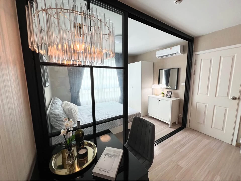 Urgent sale! Plum Condo Phahonyothin 89, clearly separated rooms, fully furnished, ready to move in, everything you need here. Hurry and reserve now!