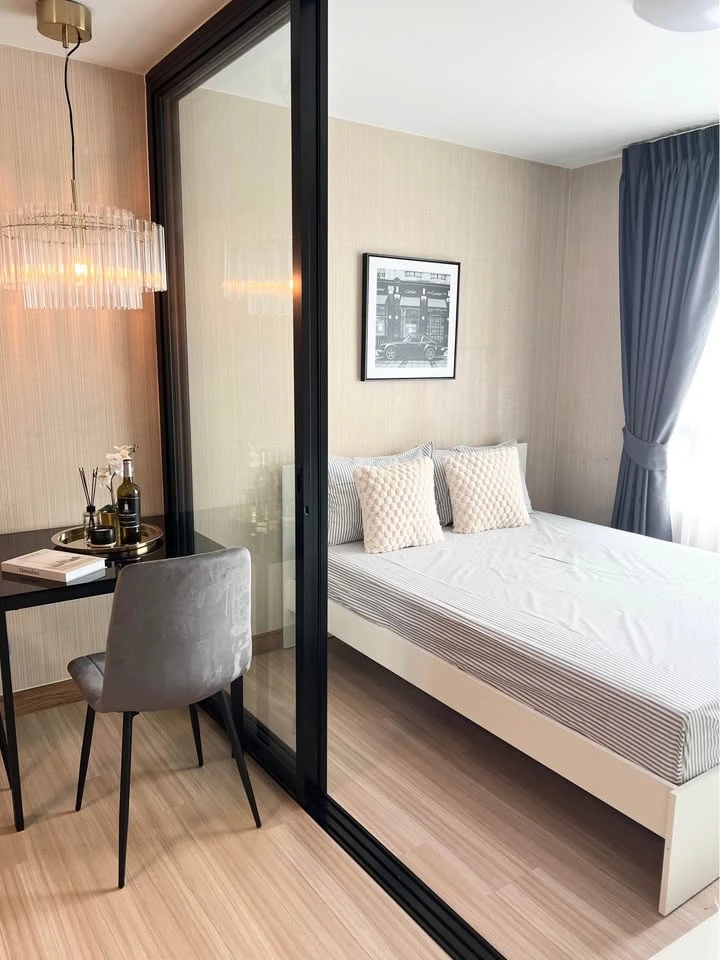 Urgent sale! Plum Condo Phahonyothin 89, clearly separated rooms, fully furnished, ready to move in, everything you need here. Hurry and reserve now!