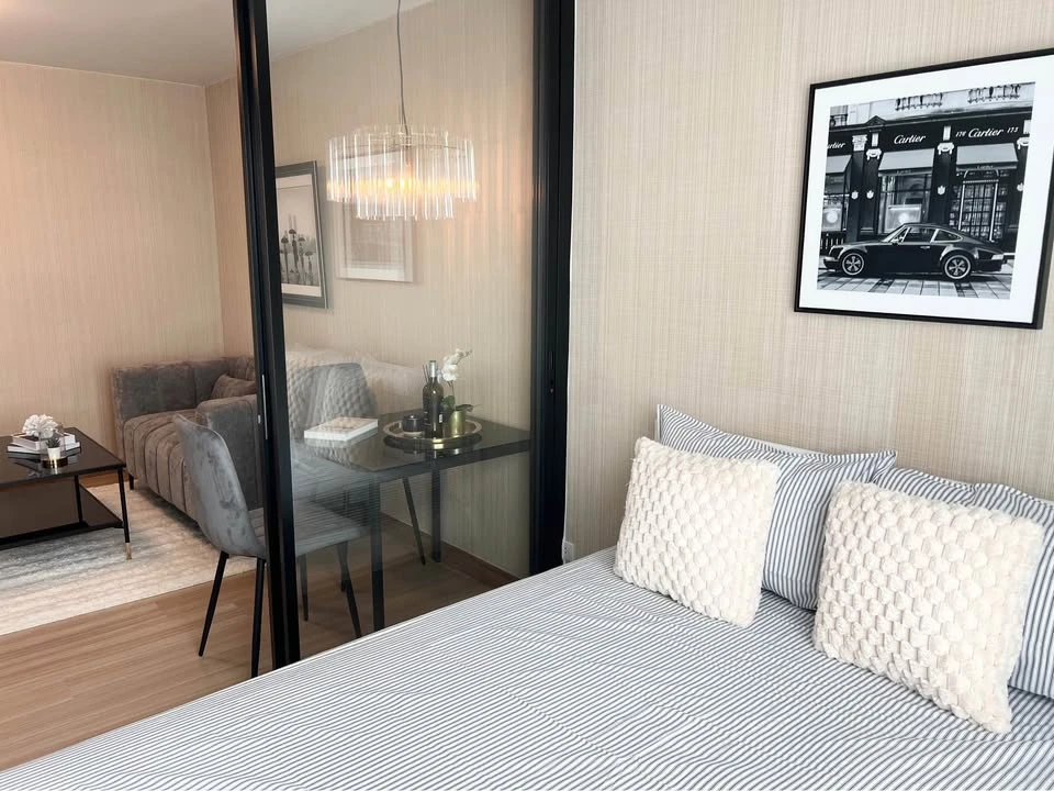 Urgent sale! Plum Condo Phahonyothin 89, clearly separated rooms, fully furnished, ready to move in, everything you need here. Hurry and reserve now!