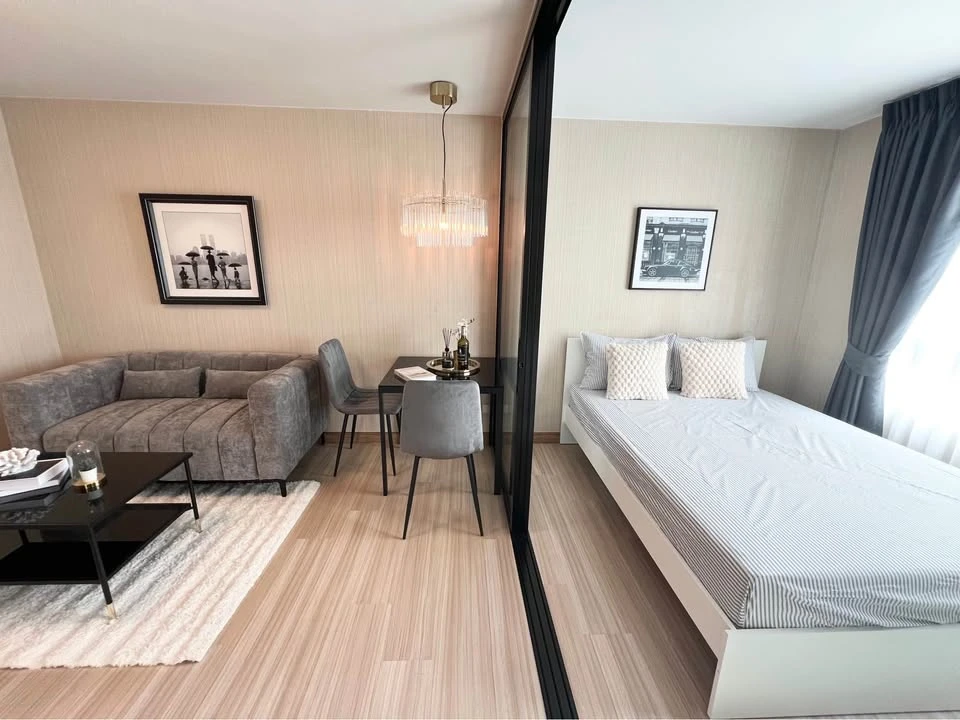 Urgent sale! Plum Condo Phahonyothin 89, clearly separated rooms, fully furnished, ready to move in, everything you need here. Hurry and reserve now!
