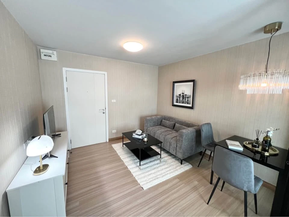Urgent sale! Plum Condo Phahonyothin 89, clearly separated rooms, fully furnished, ready to move in, everything you need here. Hurry and reserve now!