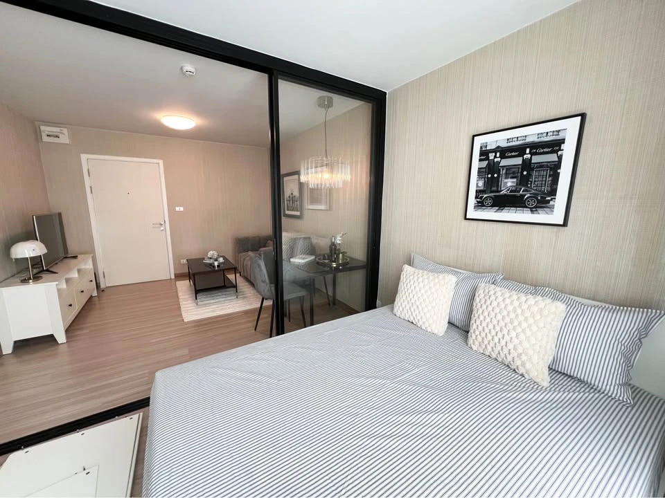 Urgent sale! Plum Condo Phahonyothin 89, clearly separated rooms, fully furnished, ready to move in, everything you need here. Hurry and reserve now!