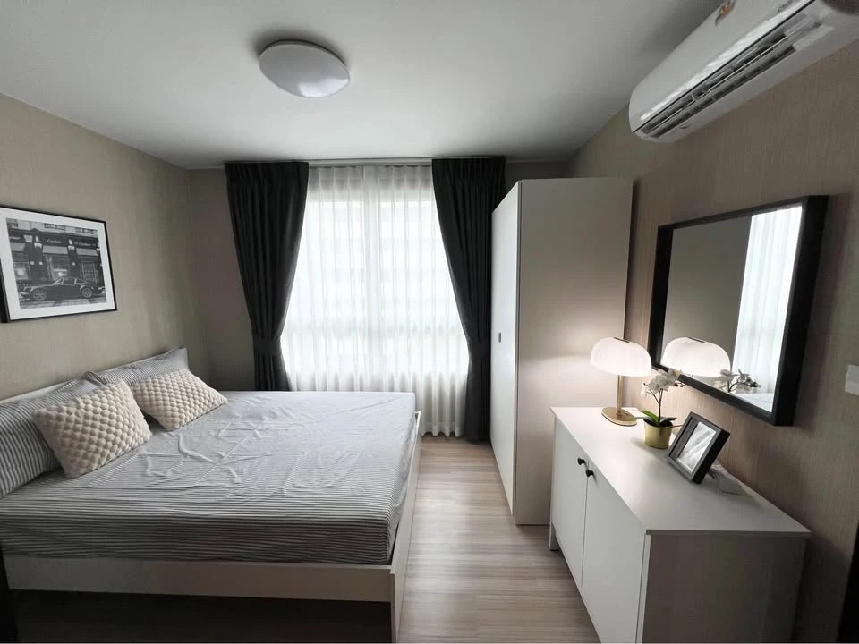 Urgent sale! Plum Condo Phahonyothin 89, clearly separated rooms, fully furnished, ready to move in, everything you need here. Hurry and reserve now!