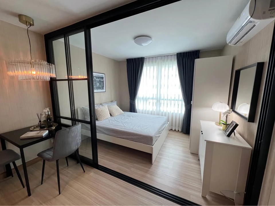 Urgent sale! Plum Condo Phahonyothin 89, clearly separated rooms, fully furnished, ready to move in, everything you need here. Hurry and reserve now!