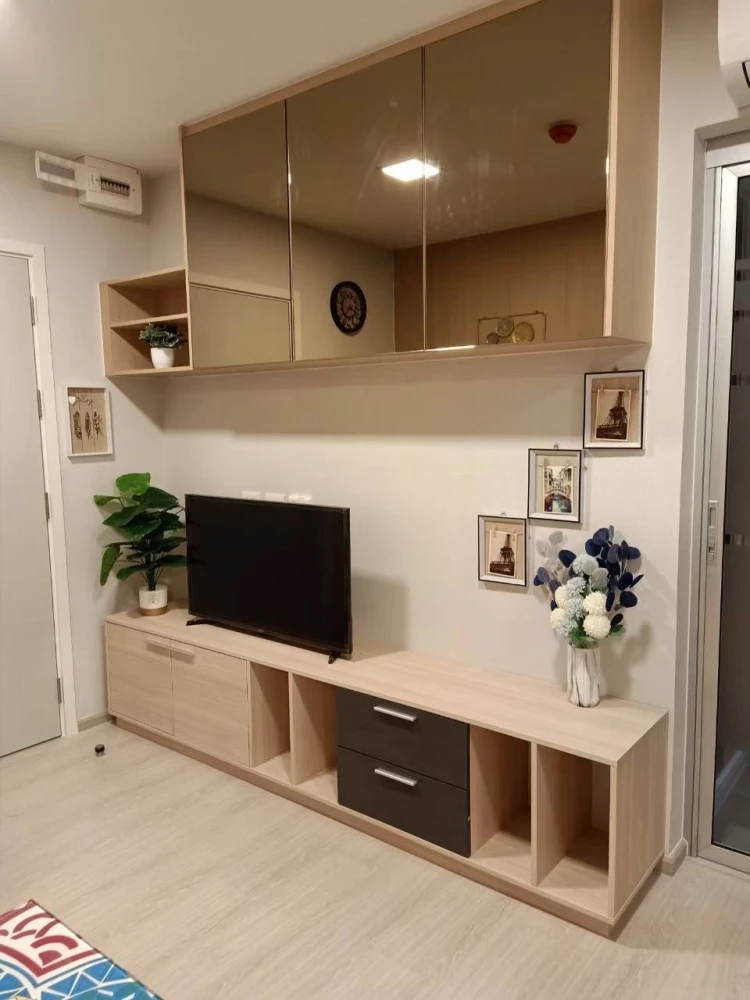 For Sale/Rent!! Plum Condo Rangsit Alive Phase 2, 4th floor, Building B, swimming pool view, fully furnished, ready to move in! Don't miss out!!