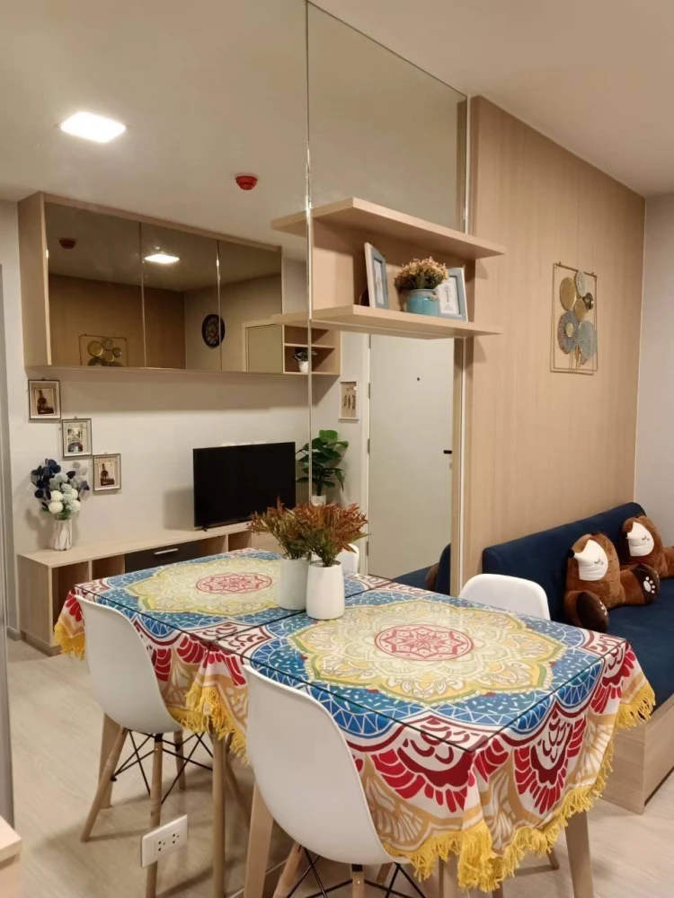 For Sale/Rent!! Plum Condo Rangsit Alive Phase 2, 4th floor, Building B, swimming pool view, fully furnished, ready to move in! Don't miss out!!