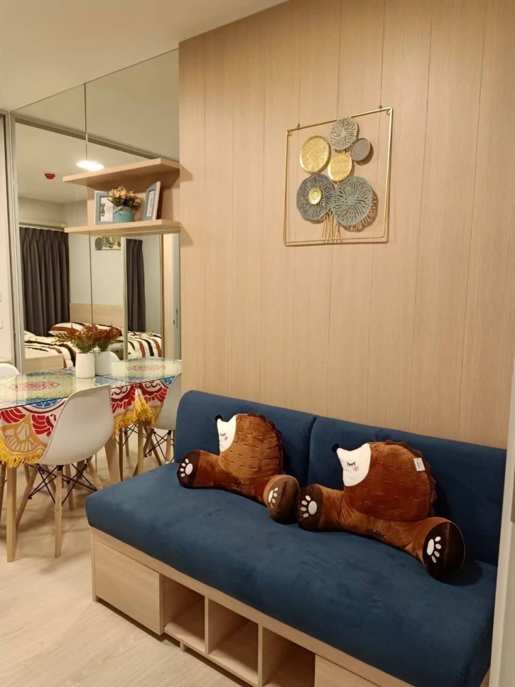 For Sale/Rent!! Plum Condo Rangsit Alive Phase 2, 4th floor, Building B, swimming pool view, fully furnished, ready to move in! Don't miss out!!