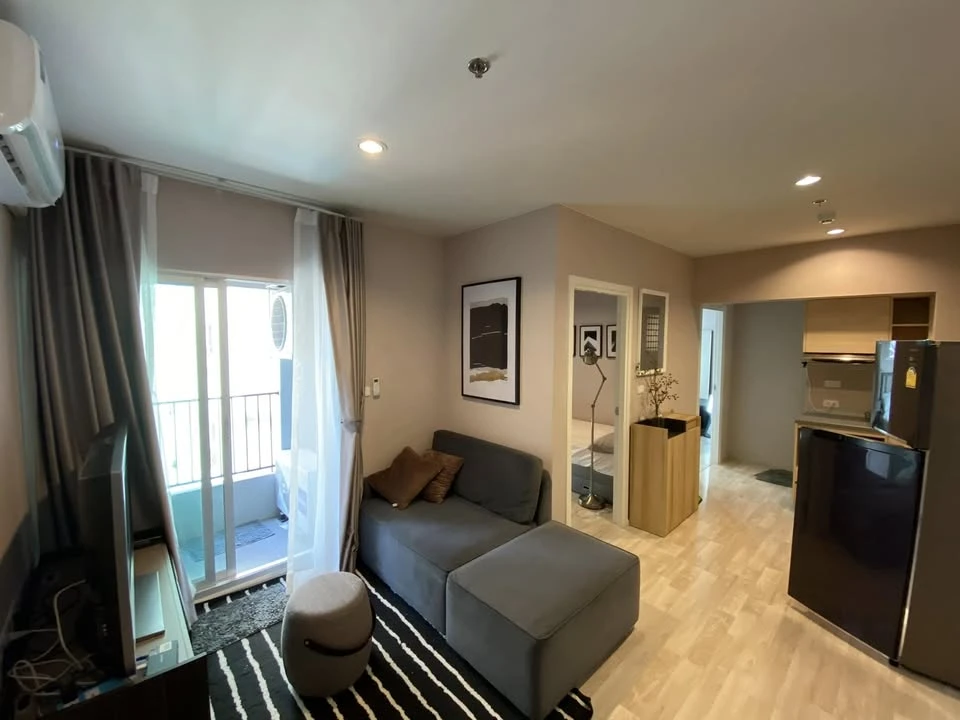 Urgent sale!! Plum Condo Ramkhamhaeng Station, 15th floor, pool view, beautiful decoration, ready to move in, don't miss it!!
