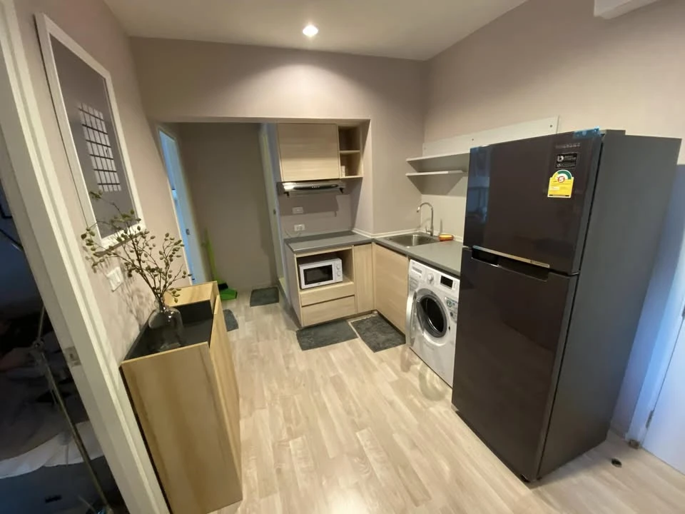 Urgent sale!! Plum Condo Ramkhamhaeng Station, 15th floor, pool view, beautiful decoration, ready to move in, don't miss it!!