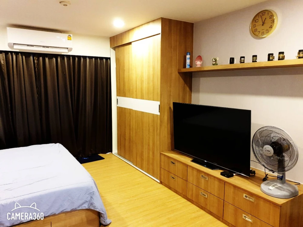 Urgent sale!! Ratchada Orchid, 9th floor, quiet room, no morning and afternoon sun, fully furnished, ready to move in, don't miss out!!