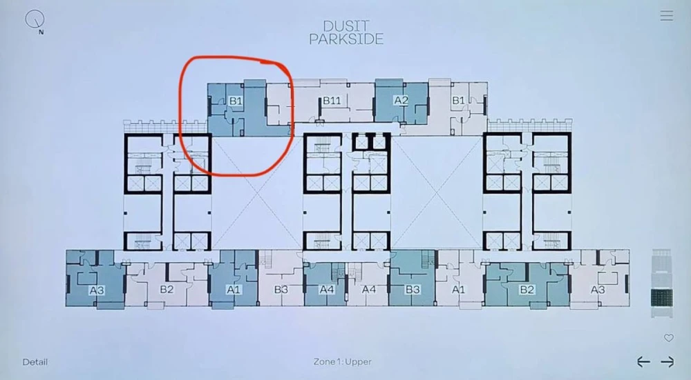 Urgent sale!! The Residences at Dusit Central Park, 25th floor, corner room, city view, ready to move in, hurry up and book now, don't miss out!!