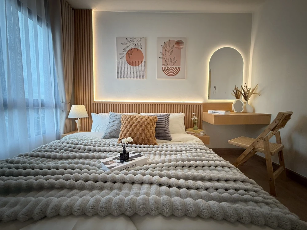Urgent sale!! ICONDO Sukhumvit 105, 4th floor, Building A3. Fully furnished, ready to move in. Reserve now!!