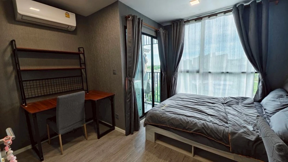 Beautiful room for sale! Atmoz Tropicana Bangna Condo, special corner room, airy, spacious, good ventilation, comfortable to live in.