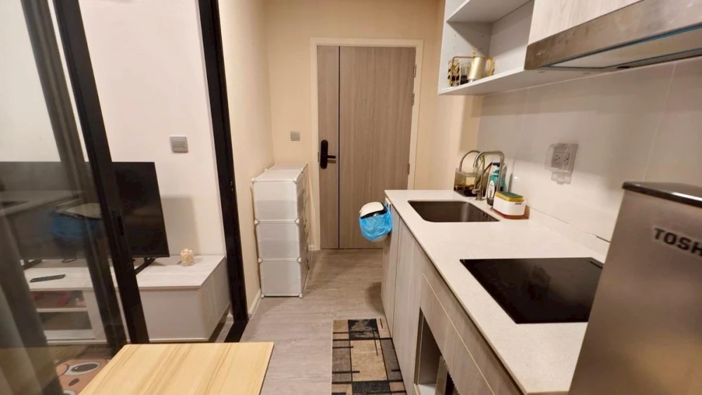 Beautiful room for sale! Atmoz Tropicana Bangna Condo, special corner room, airy, spacious, good ventilation, comfortable to live in.