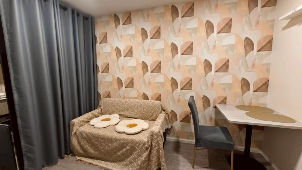 Beautiful room for sale! Atmoz Tropicana Bangna Condo, special corner room, airy, spacious, good ventilation, comfortable to live in.