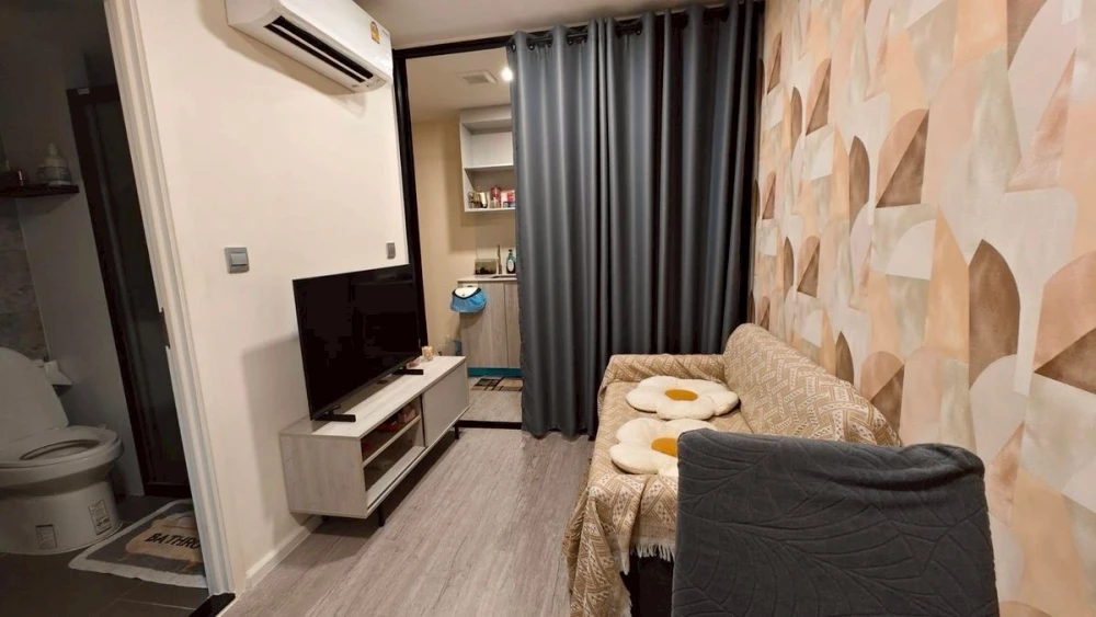 Beautiful room for sale! Atmoz Tropicana Bangna Condo, special corner room, airy, spacious, good ventilation, comfortable to live in.