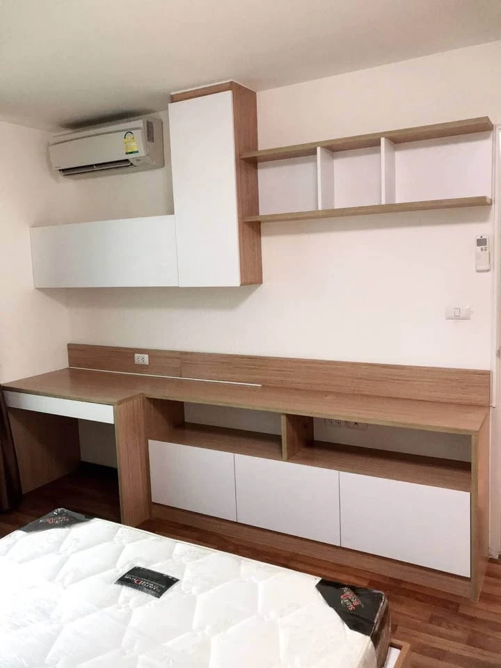 beautiful room for sale Built-in in the whole room, Condo U Ratchayothin, great price, big room, good location, fully furnished, new condition