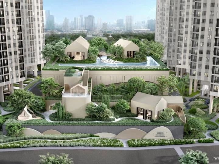 Selling a reservation for COBE Ratchada Rama 9. A lovely unit on the 23rd floor with amazing common areas. Don't just look, reserve it!