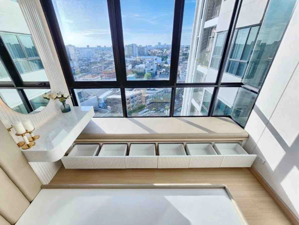For sale/rent Supalai Loft Prajadhipok-Wongwian Yai, ready to move in, fully furnished, high floor, reserve now.