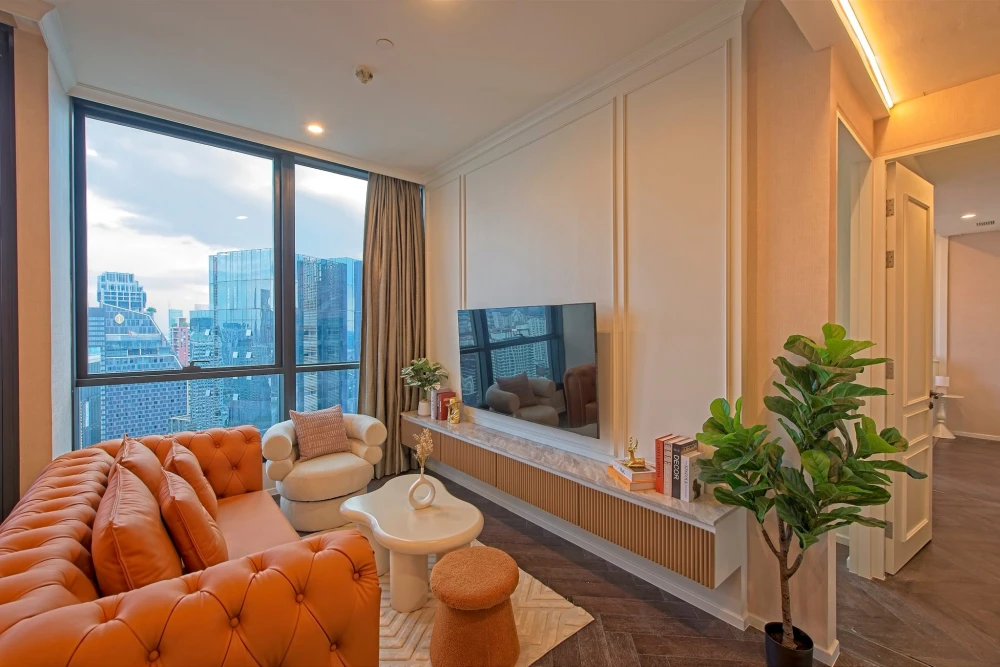 ขาย/ให้เช่า The ESSE Sukhumvit 36 ห้องชั้นสูง สุดหรู เฟอร์พร้อม บิ้วอินจัดเต็มภายในห้อง กว้างขวางอยู่สบาย จองเลย+++