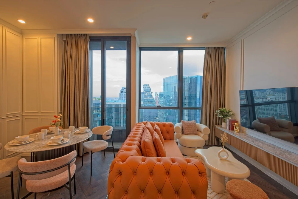 ขาย/ให้เช่า The ESSE Sukhumvit 36 ห้องชั้นสูง สุดหรู เฟอร์พร้อม บิ้วอินจัดเต็มภายในห้อง กว้างขวางอยู่สบาย จองเลย+++