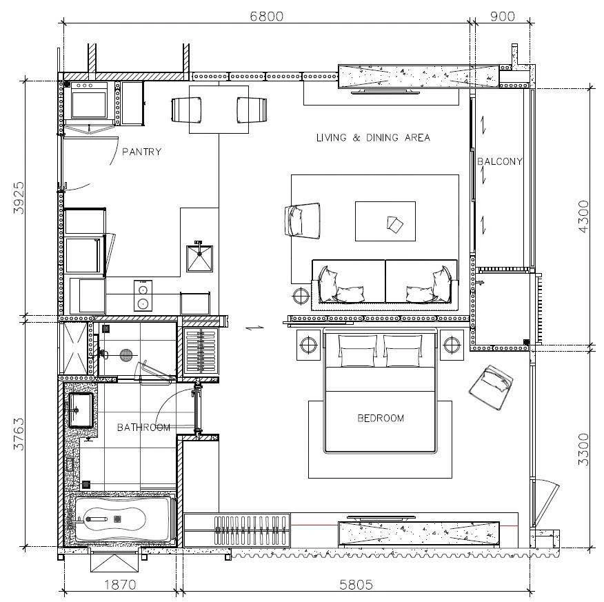 For sale/rent Beatniq Sukhumvit 32, spacious room, comfortable, well-built-in, hurry and book before you miss out!!