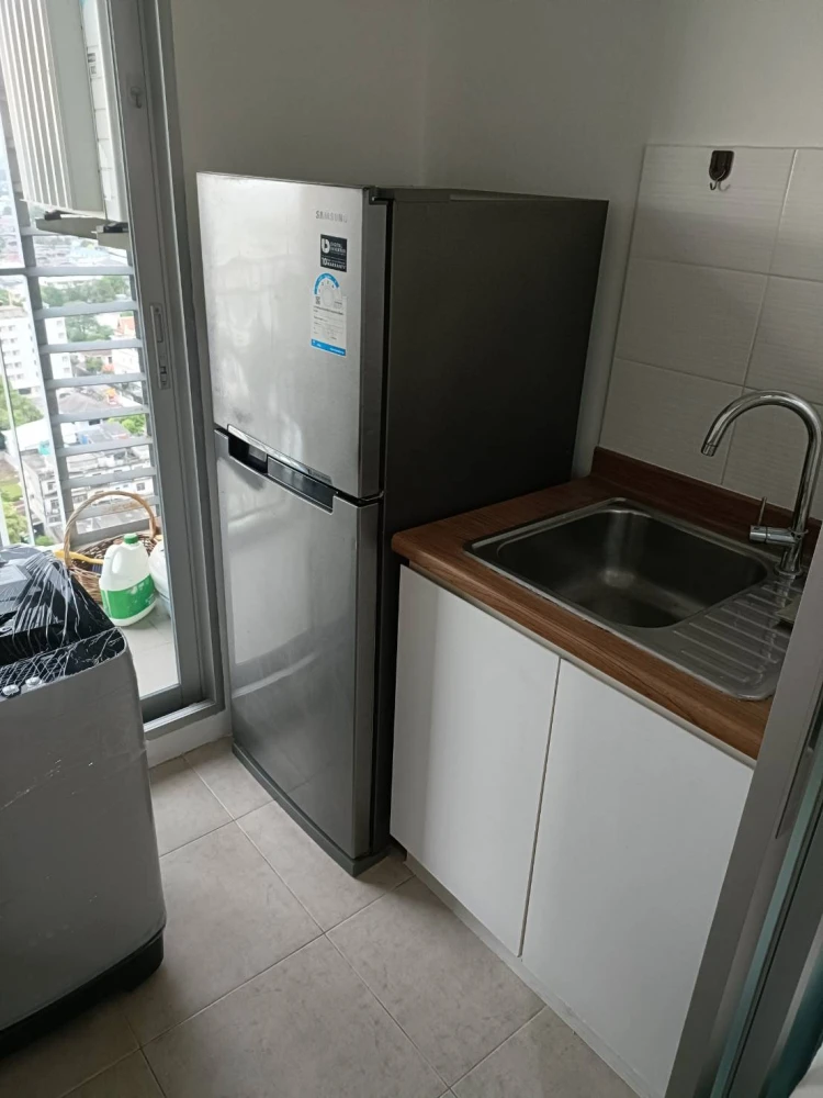 For sale/rent: U Delight @ Talat Phlu Station, bright room, separated into sections, with many amenities. Reserve now!