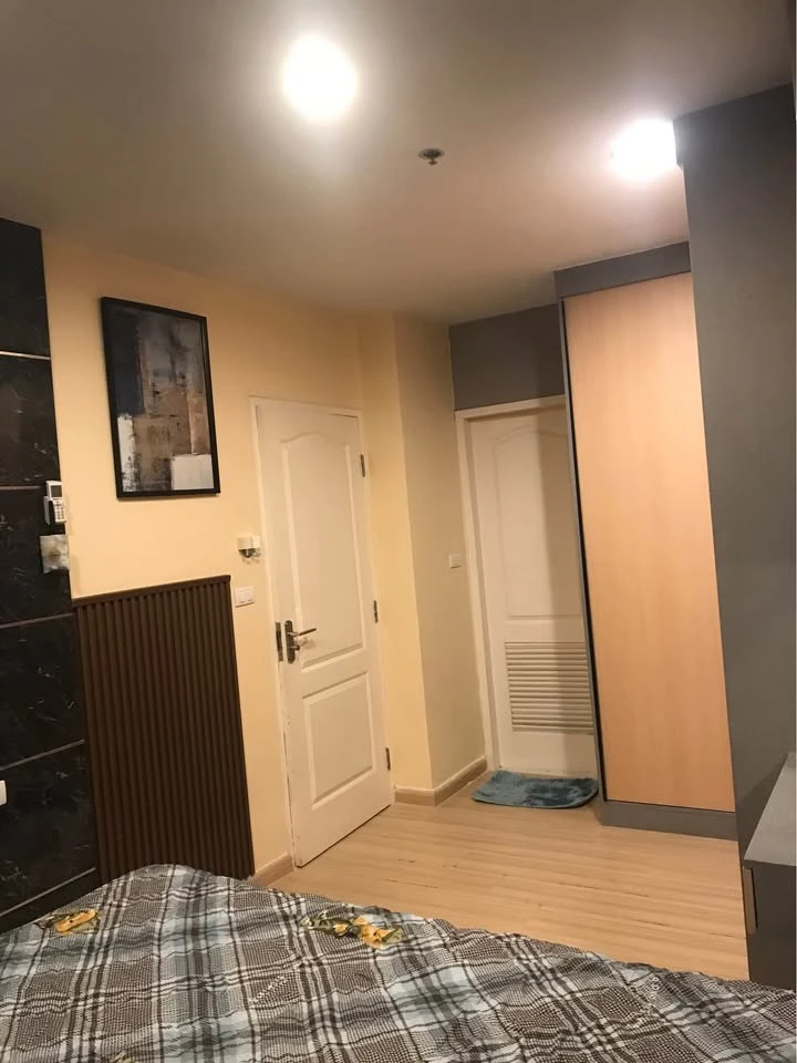 For sale and rent: Bangkok Horizon Ratchada-Tha Phra, beautiful room, built-in furniture throughout the room, don't miss out.