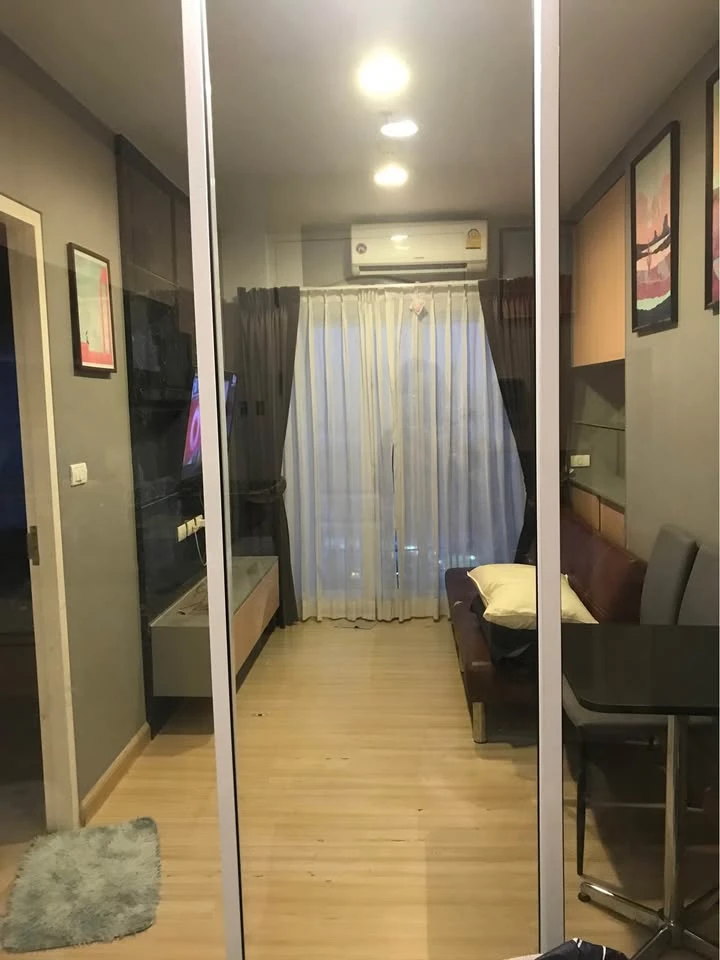 For sale and rent: Bangkok Horizon Ratchada-Tha Phra, beautiful room, built-in furniture throughout the room, don't miss out.