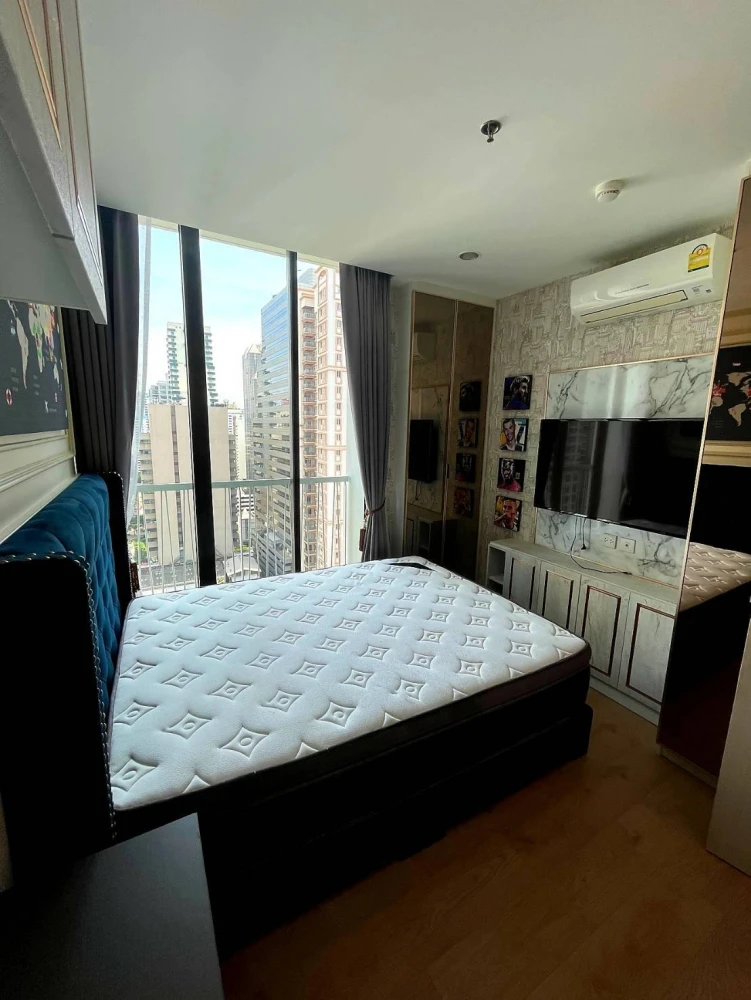 For sale/rent Noble Recole Sukhumvit 19, ready to move in, fully furnished, built-in furniture throughout the room, book now, last room++