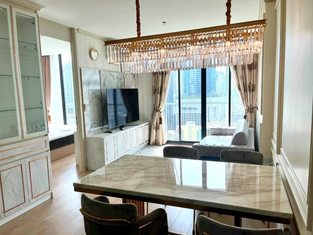 For sale/rent Noble Recole Sukhumvit 19, ready to move in, fully furnished, built-in furniture throughout the room, book now, last room++