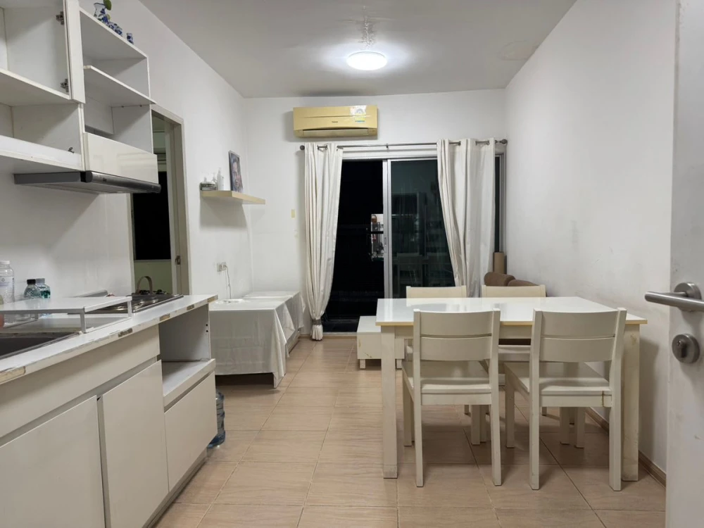 Condo for sale/rent A Space Hideaway Asoke-Ratchada, ready to move in, spacious, comfortable, 2 bedrooms, high floor, good like this, hurry and book n