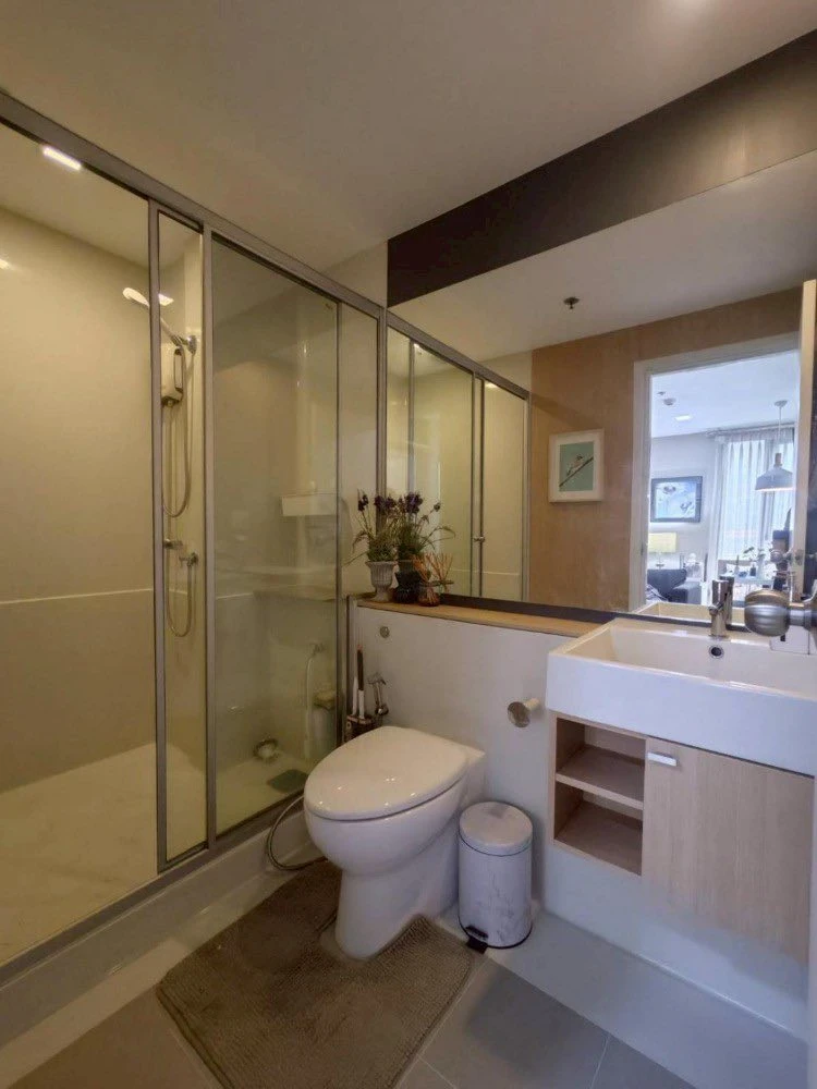 Condo Skyline Rattanathibet, ready to move in, furnished + electrical appliances. Good like this, hurry and book before you miss out!!