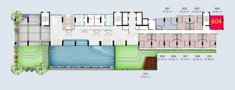 Condo Skyline Rattanathibet, ready to move in, furnished + electrical appliances. Good like this, hurry and book before you miss out!!