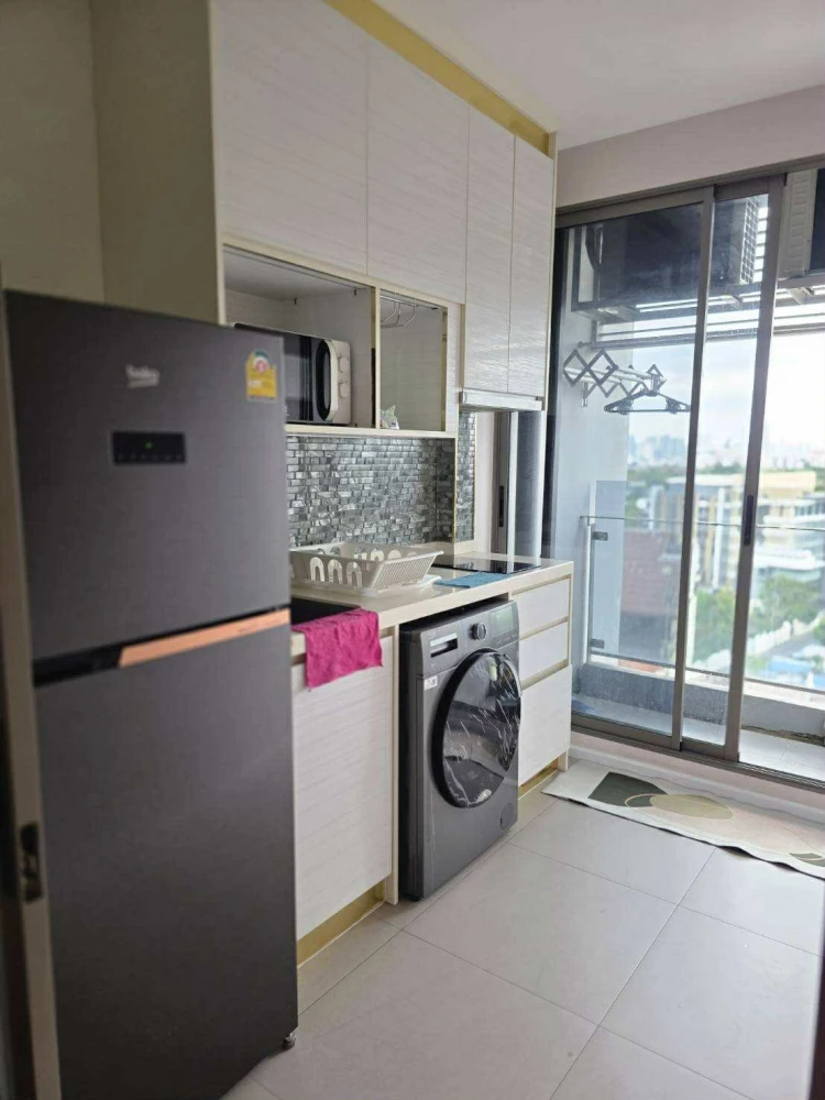 Condo The Cube Tiwanon, good location, close to the BTS, convenient travel, beautiful room, fully furnished. Ready to move in