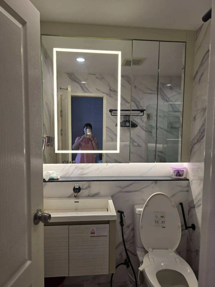 Condo The Cube Tiwanon, good location, close to the BTS, convenient travel, beautiful room, fully furnished. Ready to move in