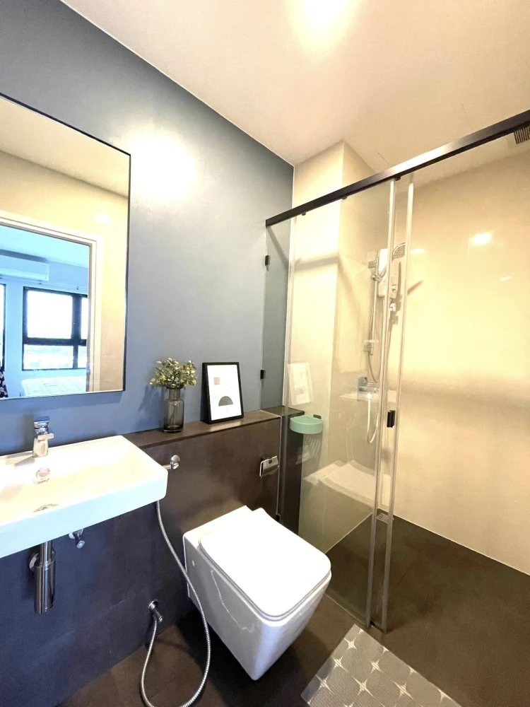 Condo The Key MRT Phetkasem 48, beautiful, clean room, ready for rent.